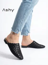 حذاء جلد بنمط مفتوح 2